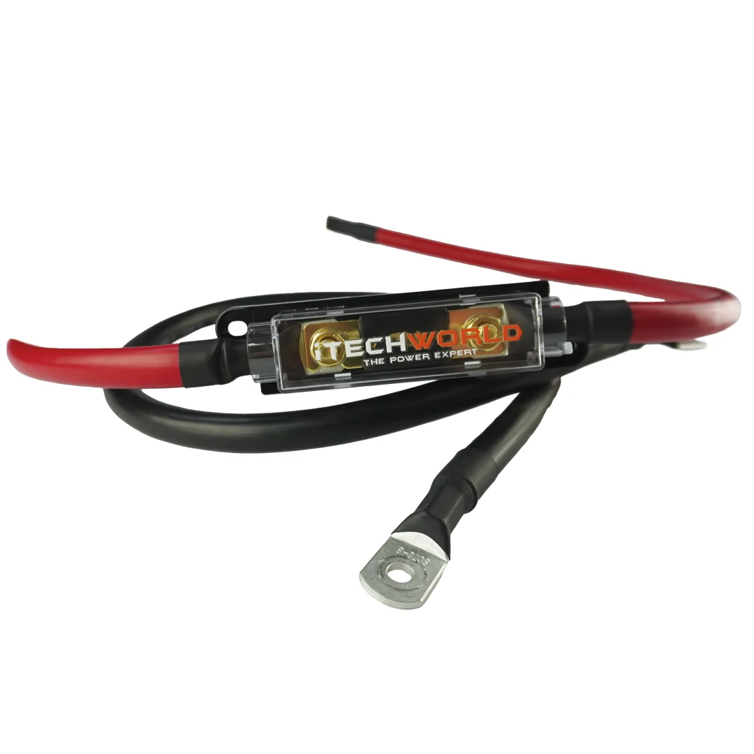 00AWGInverter Cable250A Fuse