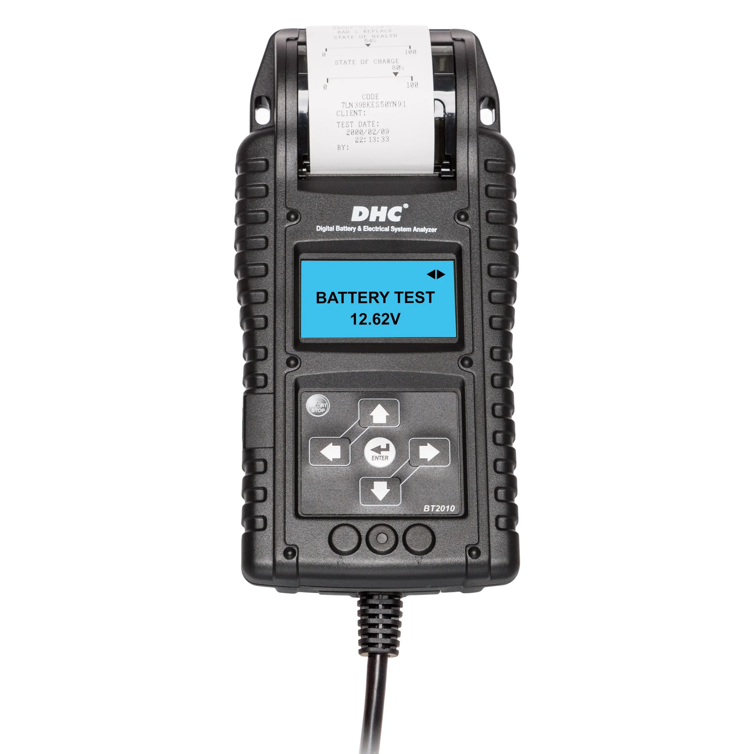 12v/6v Battery Tester DHC BT2010 - BT2000 Series Tests Flooded, Marine, AGM, Gel Batteries