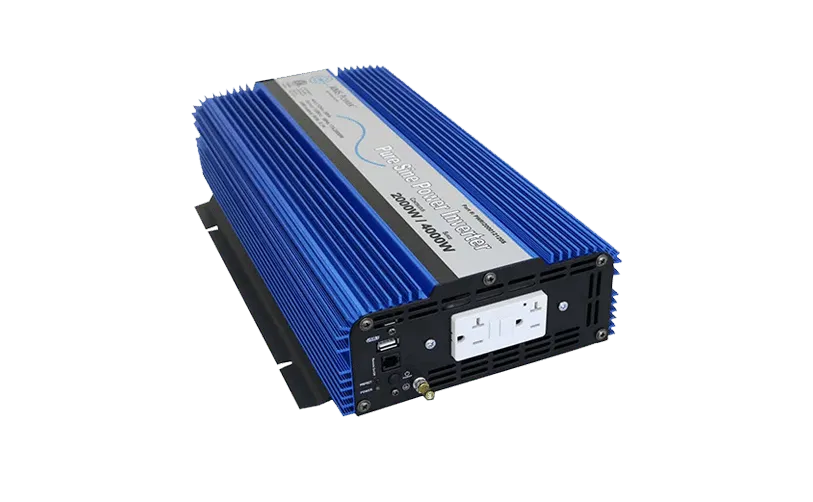 12V AIMS 2000 Watt Pure Sine Wave Inverter ETL Listed to UL 458