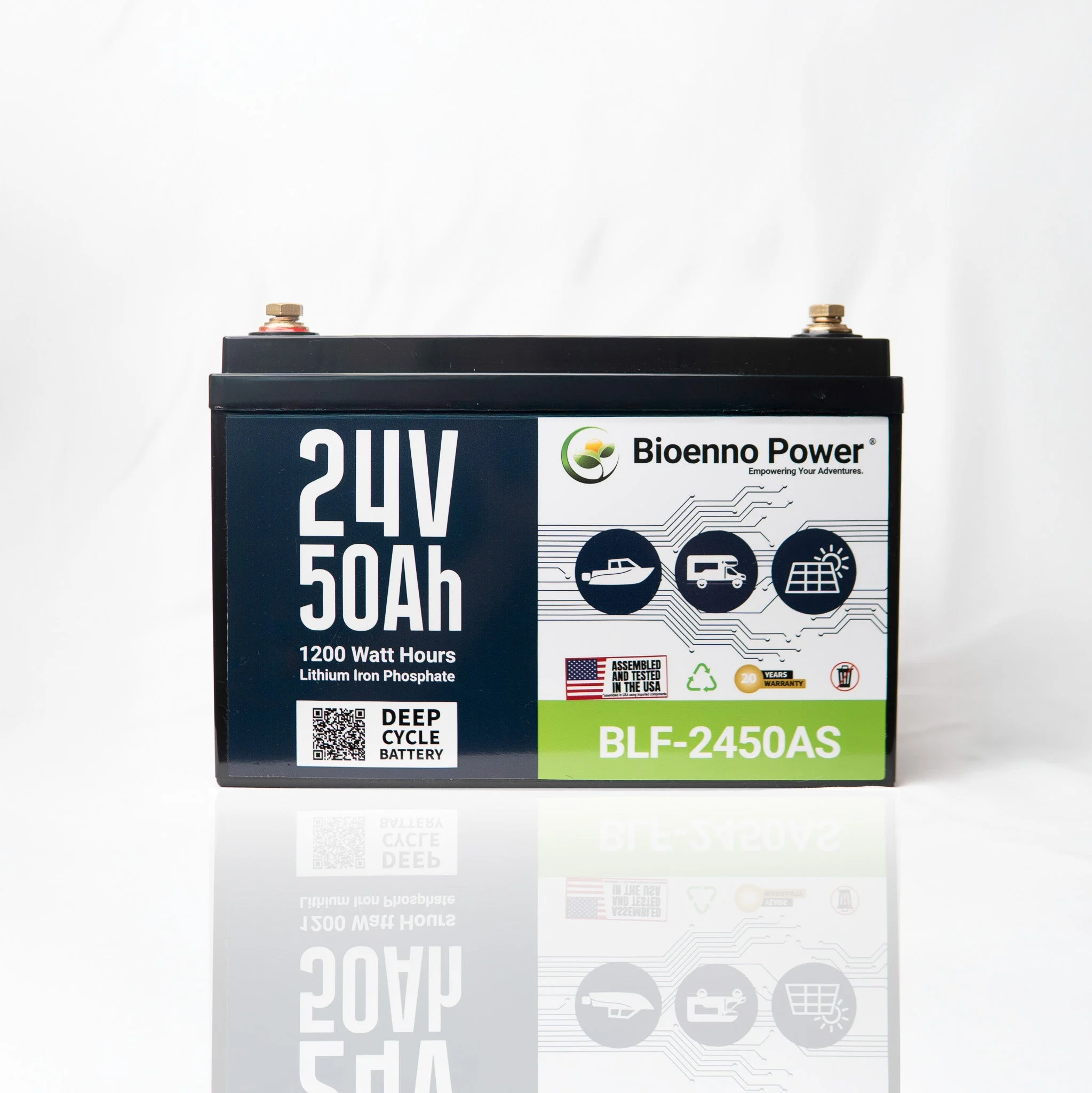 24V, 50Ah LFP Battery (ABS, BLF-2450AS)