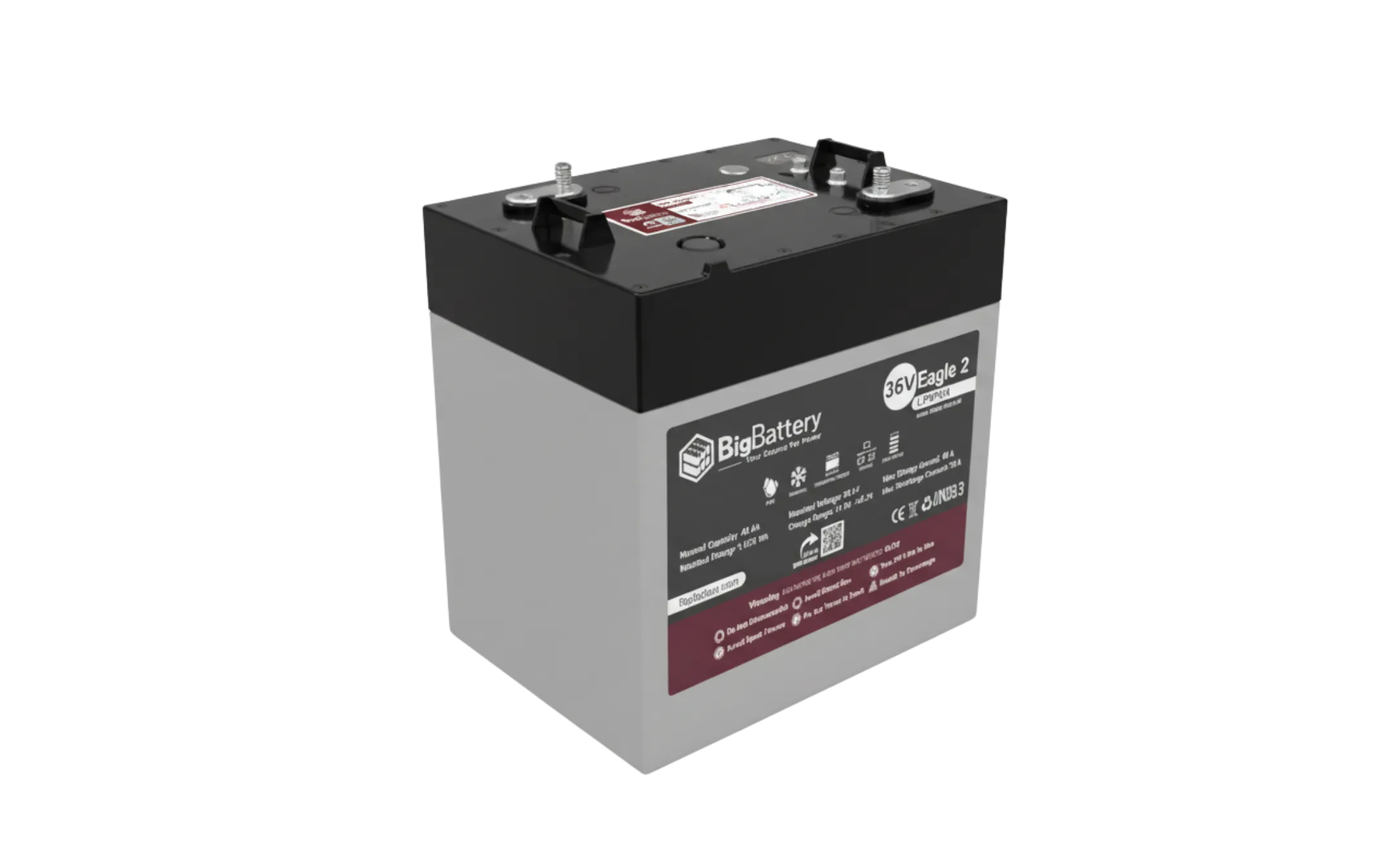 36V EAGLE 2 LiFePO₄ Battery (1.54kWh) with Heater & CANBus