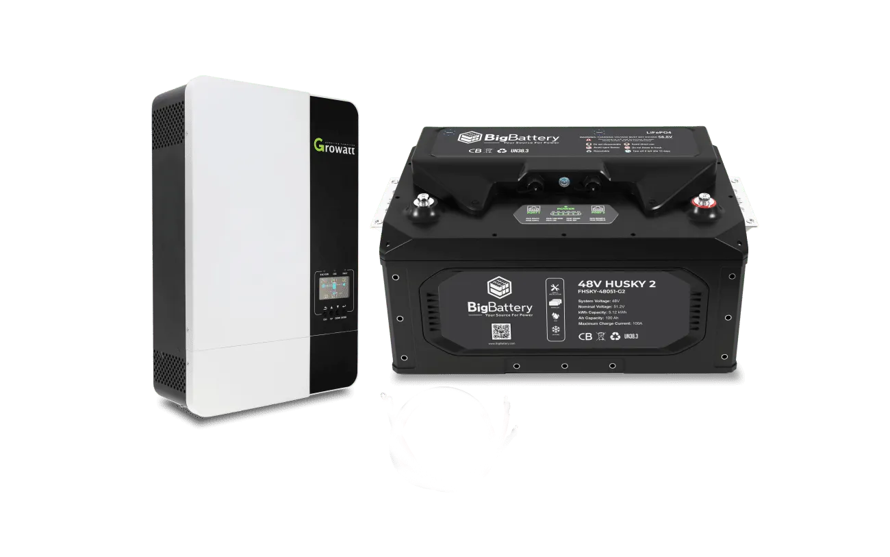 48V 1X HUSKY 2 INV KIT – 3K Growatt Inverter