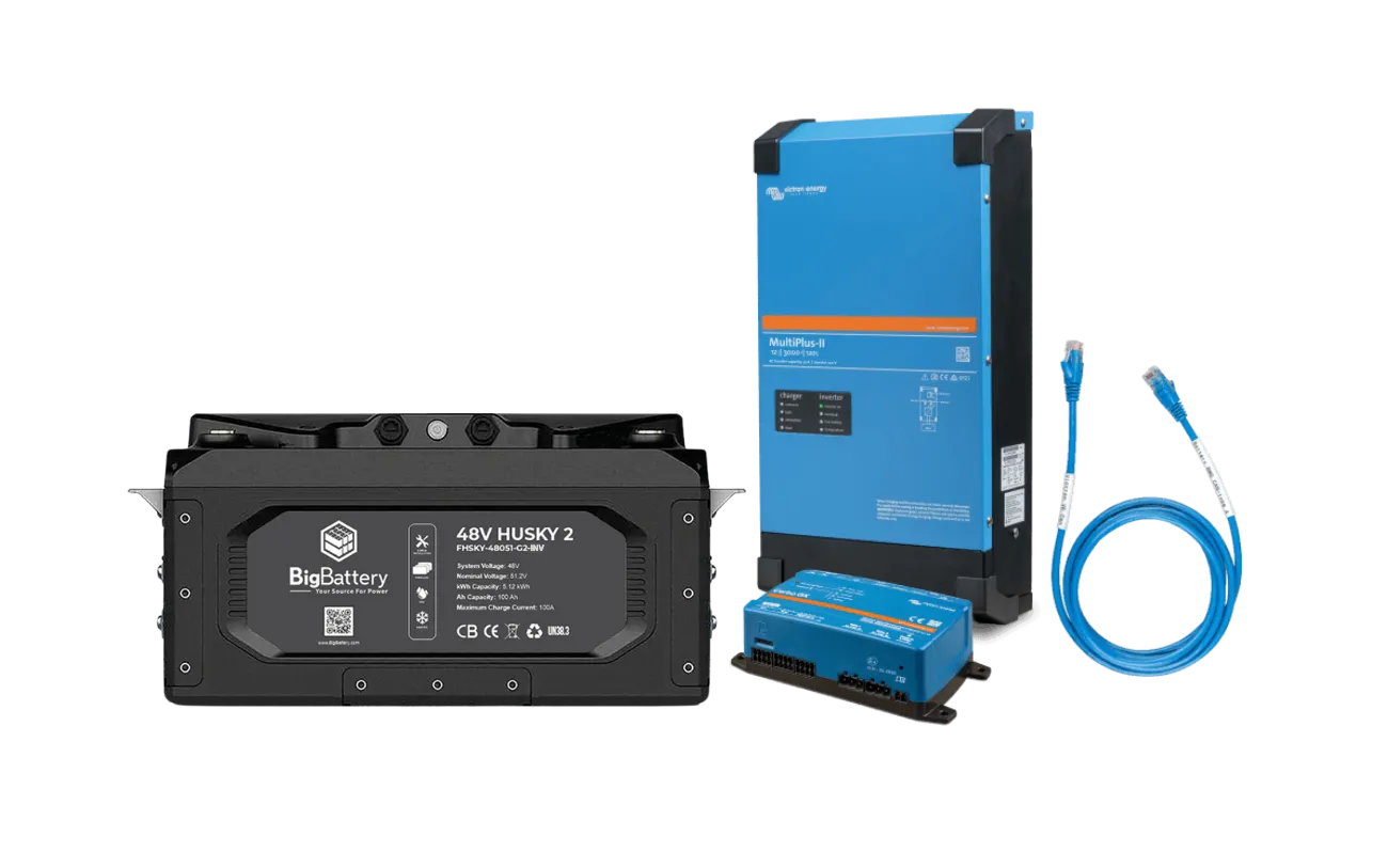 48V 1X HUSKY 2 KIT – Victron 48V MultiPlus-II 120V 3000W Inverter/Charger