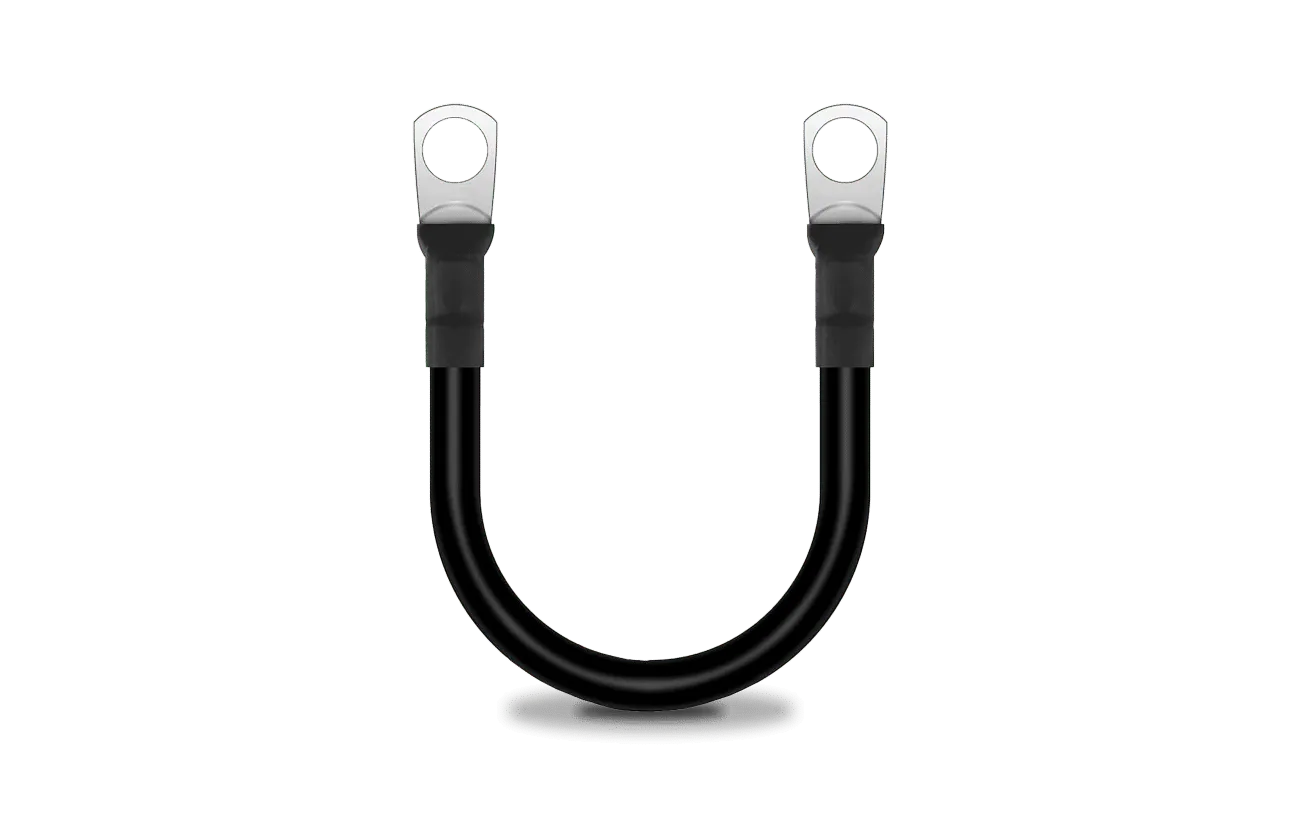 4AWG 10″ Ring to Ring Terminal Cable