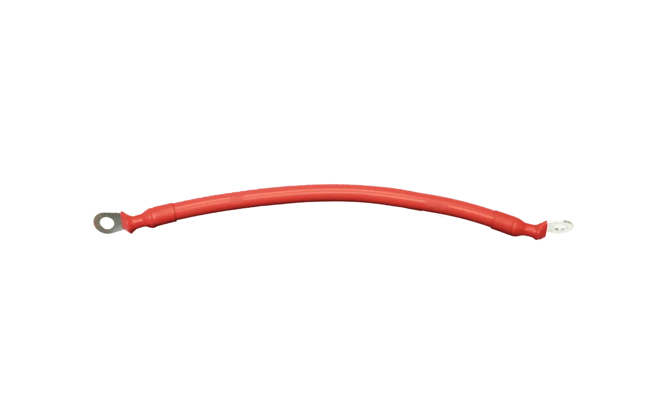 4AWG Red Cable with 11 inches Ring to Ring Terminal