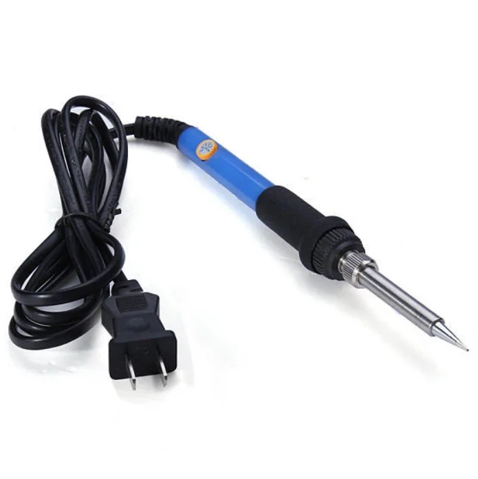 60w 110v Adjustable Soldering Iron with Tip – Battery Hookup