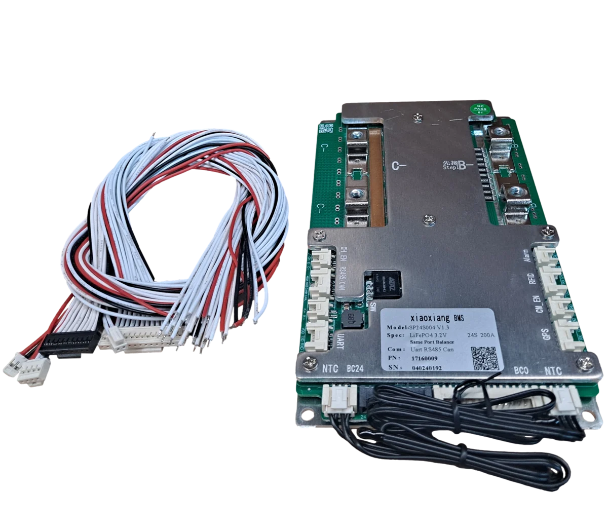 8-24s 200a Li-Ion Lifepo4 BMS + UART + RS485 + CAN – Battery Hookup