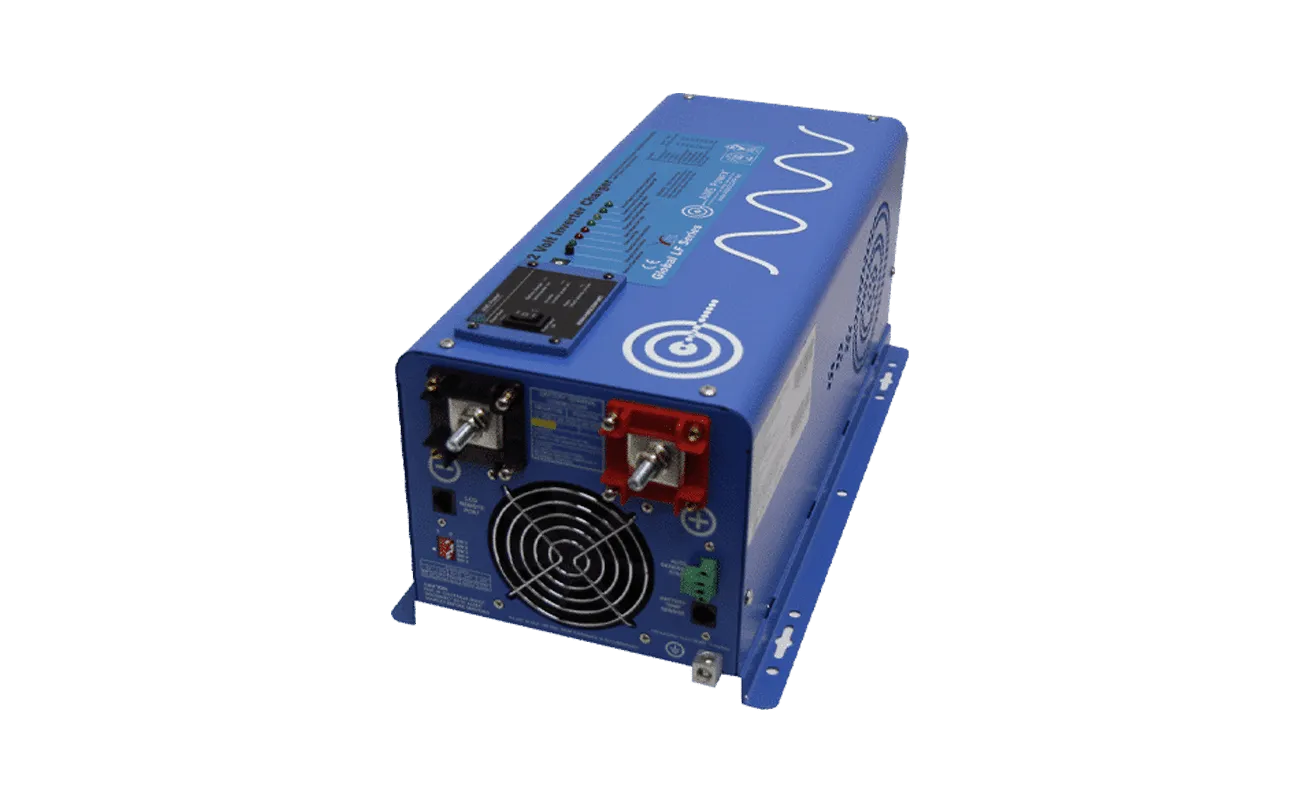 Aims 2000 Watt Pure Sine Inverter Charger with Transfer Switch