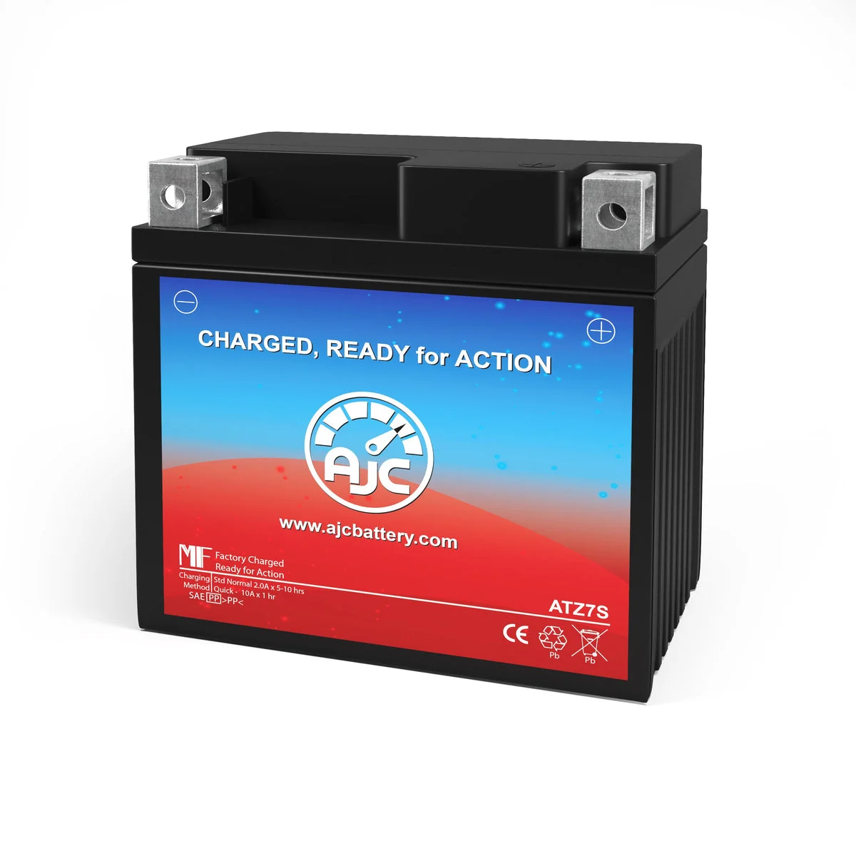 AJC Battery Compatible with Honda NPS50, S, Ruckus 50CC Scooter and Moped Battery (2003-2017)