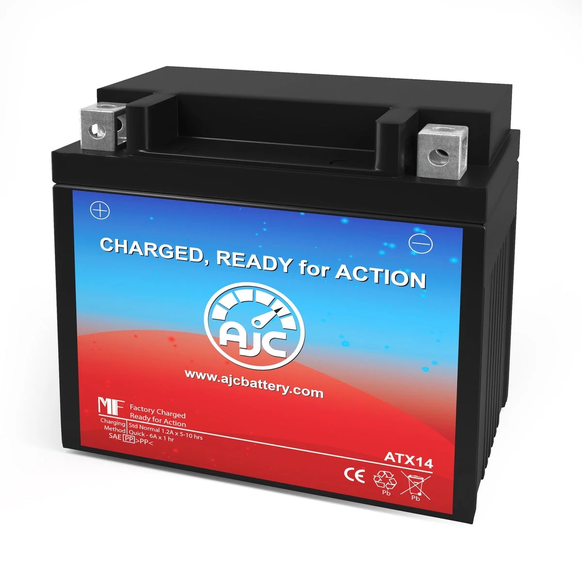 AJC Battery Compatible with Honda TRX500FPE FourTrax eman 4x4 ES 500CC ATV Battery (2007-2013)