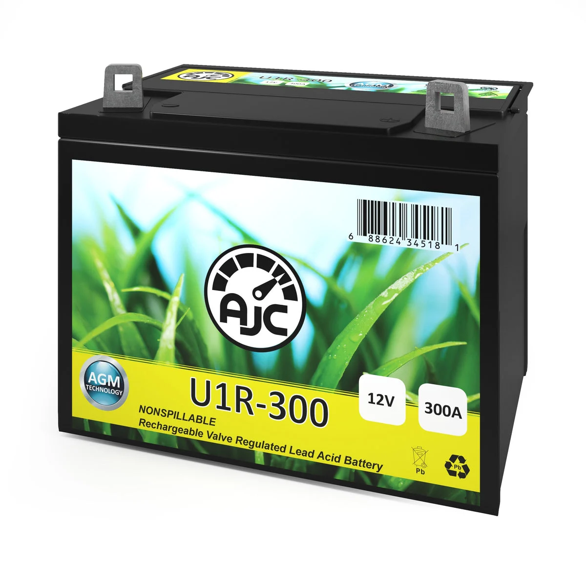AJC Battery Compatible with Jonsered LT 15 Garden U1R Lawn Mower and Tractor Battery