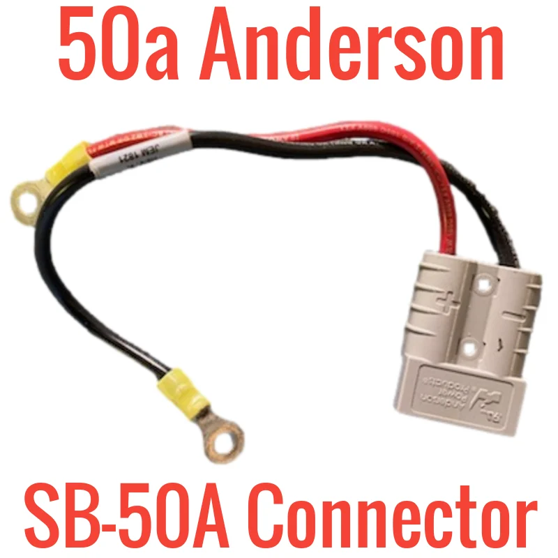 Anderson SB50 50a Connector with 10 guage wire – Battery Hookup