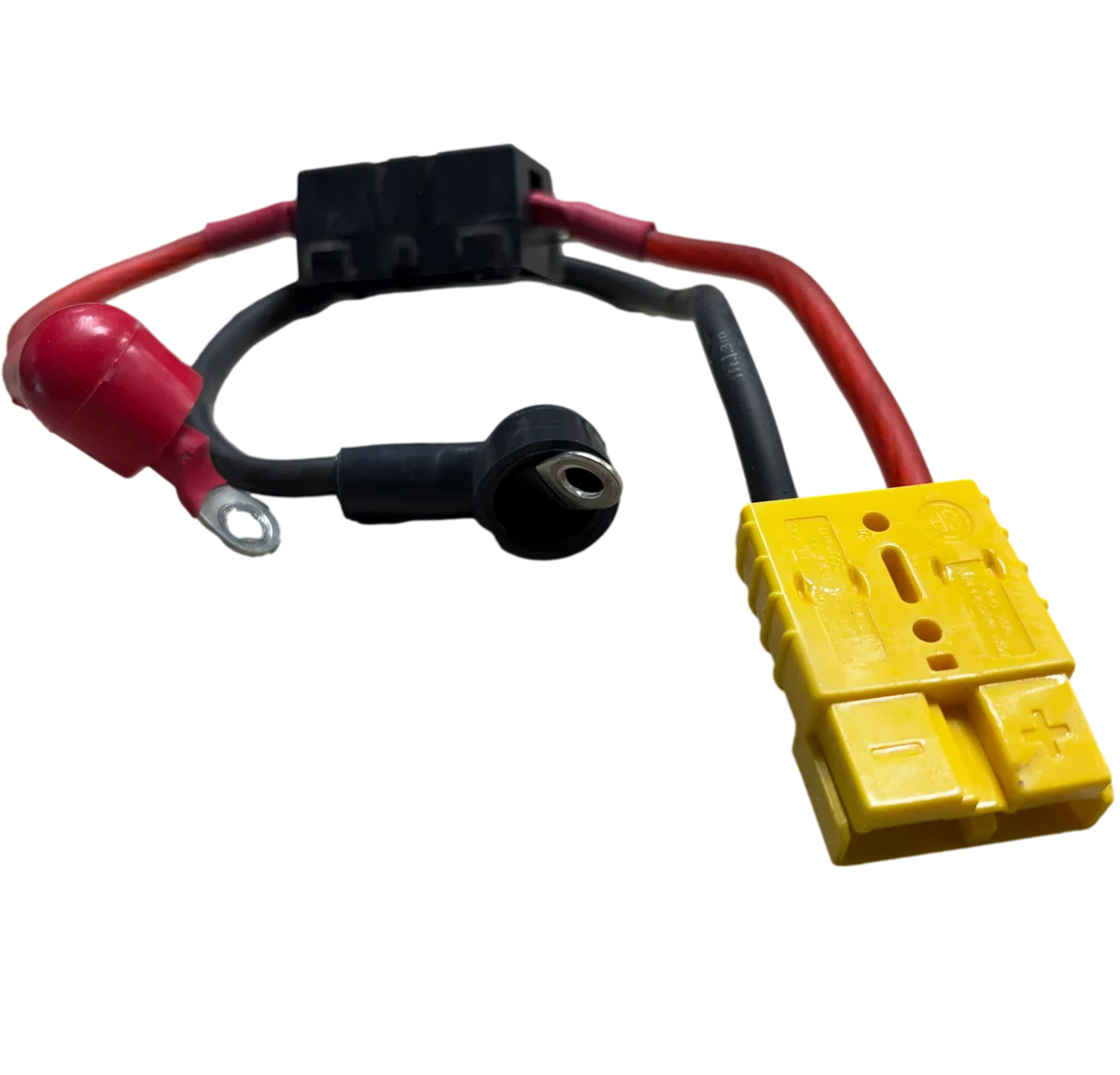 Anderson SB50a Connector + 8 Gauge Wire + Fuse + Ring Terminals – Battery Hookup