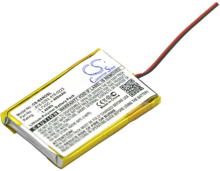 Apple iPOD Nano 2GB,iPOD Nano 4GB,iPOD Nano MA004LL A,iPOD Nano MA099LL A,iPOD Nano MA005LL A,iPOD Nano MA107LL A Media Player Replacement Battery