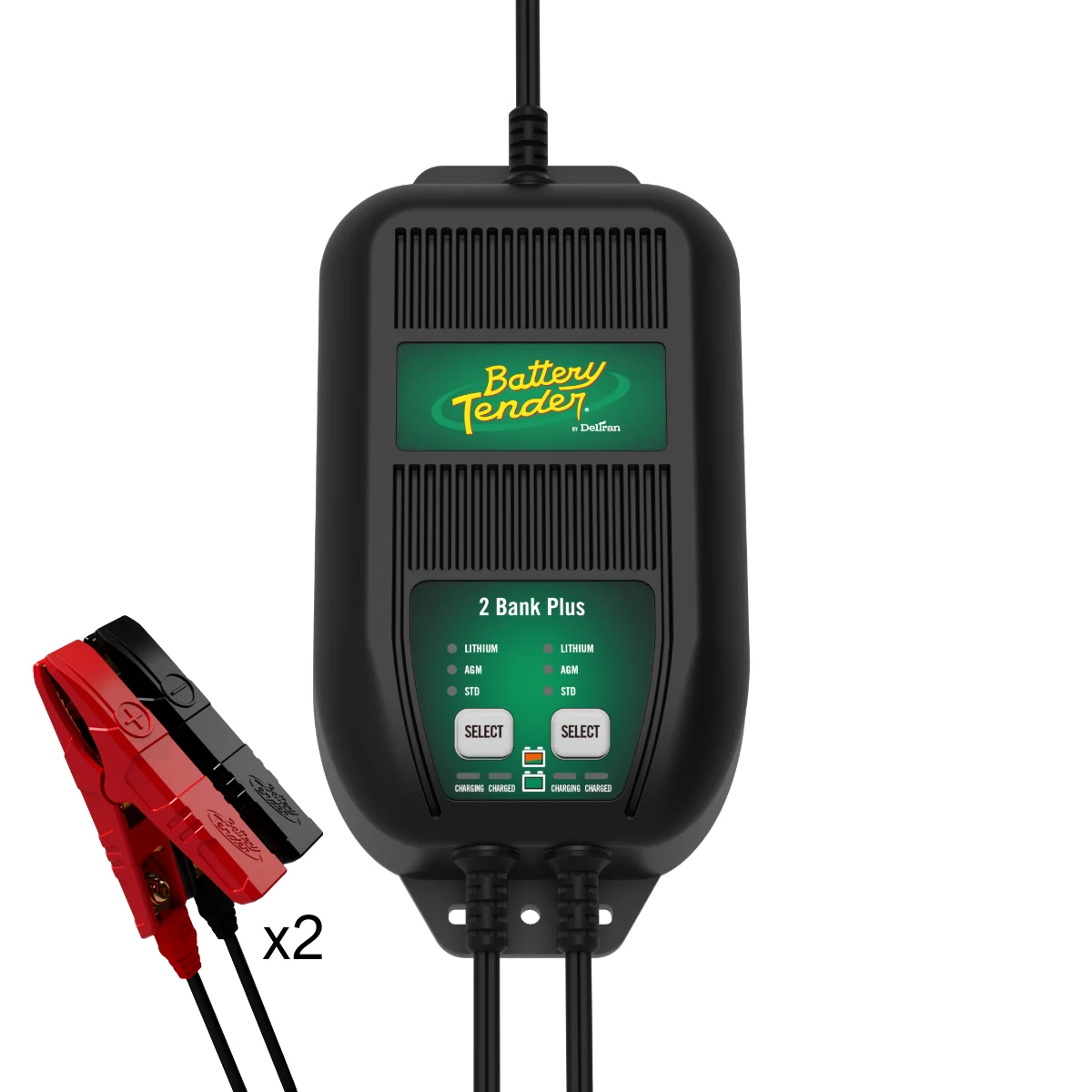 Battery Tender 2-Bank 12V 1.25 Amp Battery Charger and Maintainer