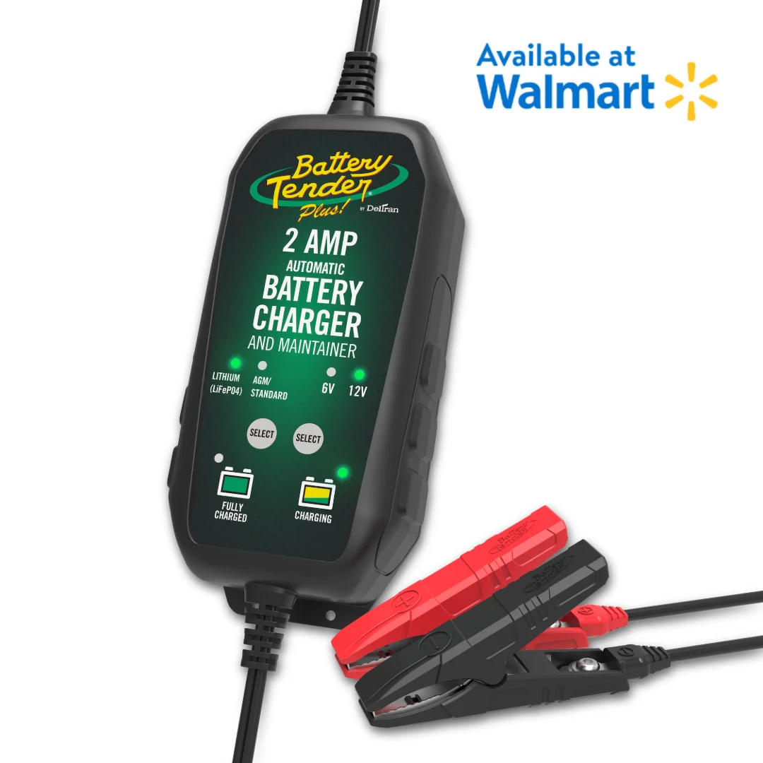 Battery Tender Plus 6V/12V 2 Amp Battery Charger and Maintainer