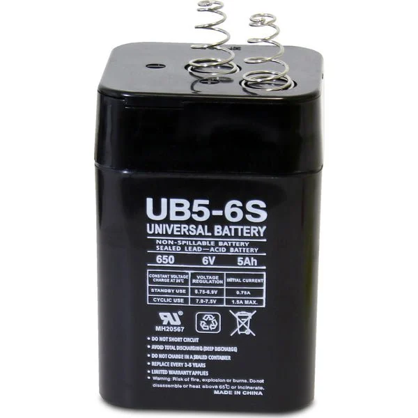 BW 6v 5ah Spring Top Latern Battery
