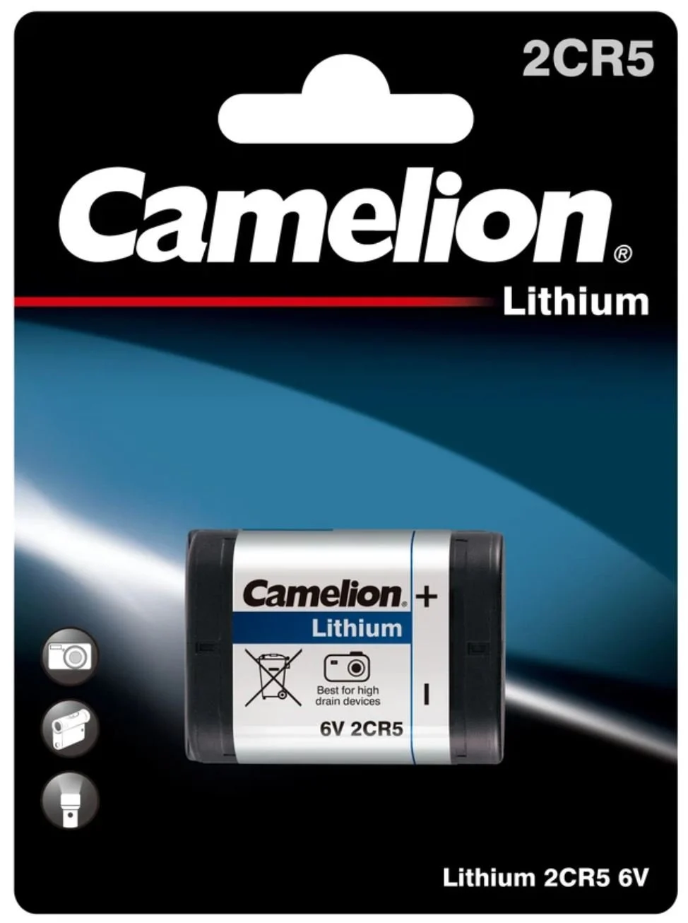 Camelion 2CR5-BP1 Photo Lithium