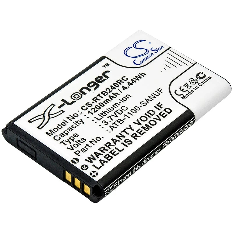 Cameron Sino CS-RTB240RC-3 1200mAh Battery for RTI 41-500012-13, ATB-1100-SANUF