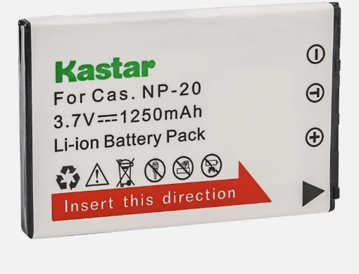 Casio Battery NP-20 Li-Ion BLI-216 BC-11L & Casio Exilim EX-Z8 EX-Z60
