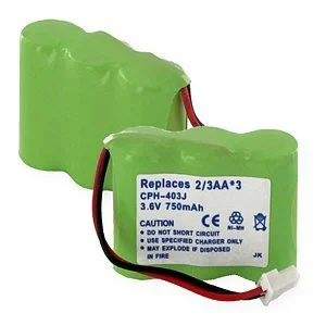 CPH-403J Synergy Digital GP GP40AAK3BMX Cordless PhoneBattery3X2/3AA NiMH 750mAh/J CONNECTOR