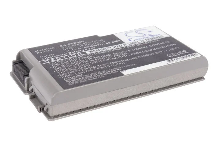 Dell Inspiron 500m,Inspiron 510m,Inspiron 600m,Latitude D500,Latitude D505,Latitude D510,Latitude D520,Latitud Laptop and Notebook Replacement Battery