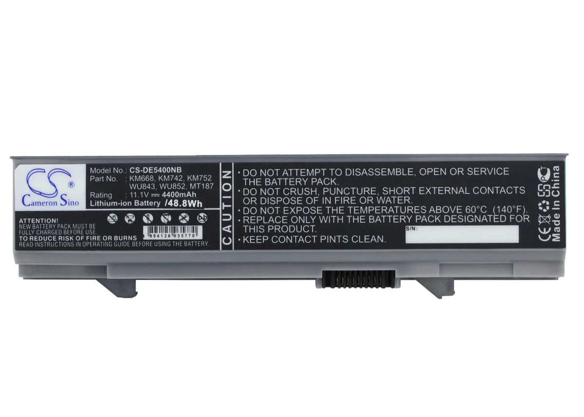 Dell Latitude E5400,Latitude E5500,Latitude E5410,Latitude E5510,Latitude E5550,Latitude E5400n,Latitude E5500 Laptop and Notebook Replacement Battery