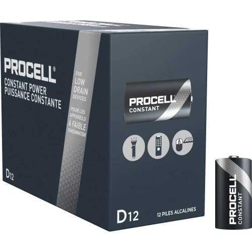 Duracell Procell D Alkaline Batteries - Box of 12