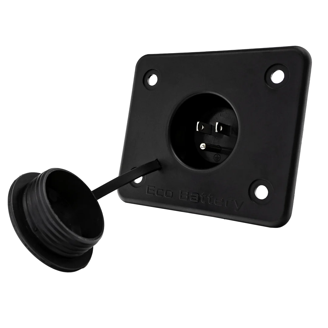 Eco Battery Charge Port / EZGO TXT / 110V Plug - 110V Receptacle