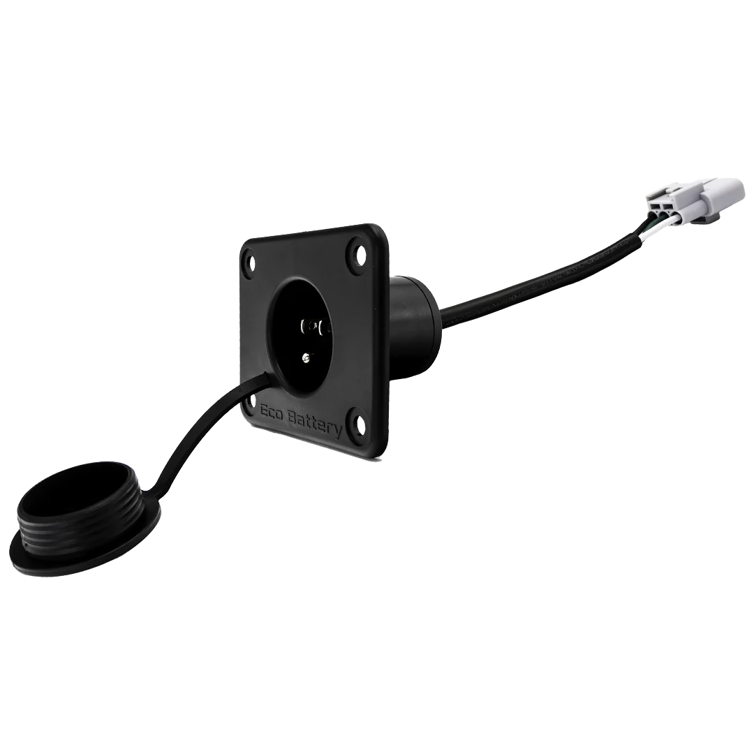 Eco Battery Charge Port / EZGO TXT / 110V Plug - Quick Connect Plug