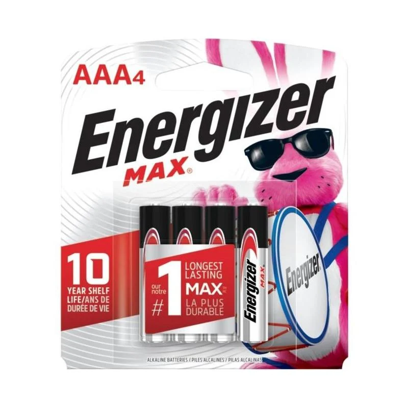 Energizer AAA Alkaline Batteries (4-Pack)
