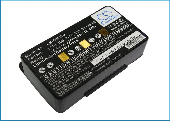 Garmin 010-00543-00,100054300,3580100054300,EGM478,GPSMAP 276,GPSMAP 276c,GPSMAP 296,GPSMAP 376C,GPSMAP 378,GPSMAP 478,GPSMAPGPS Replacement Battery