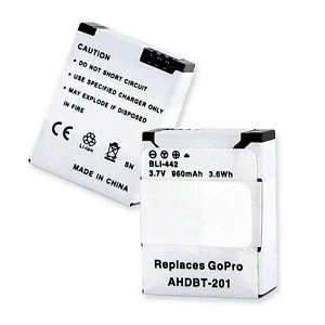 Go Pro Ahdbt 3.7V 960Mah