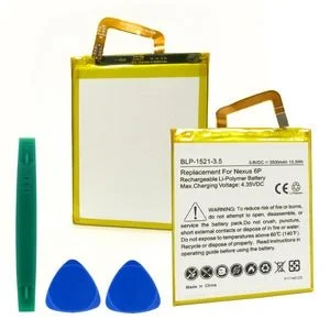 Google Nexus 6P Hb416683Ecw 3.8V 3500Mah Li-Pol Battery (T)