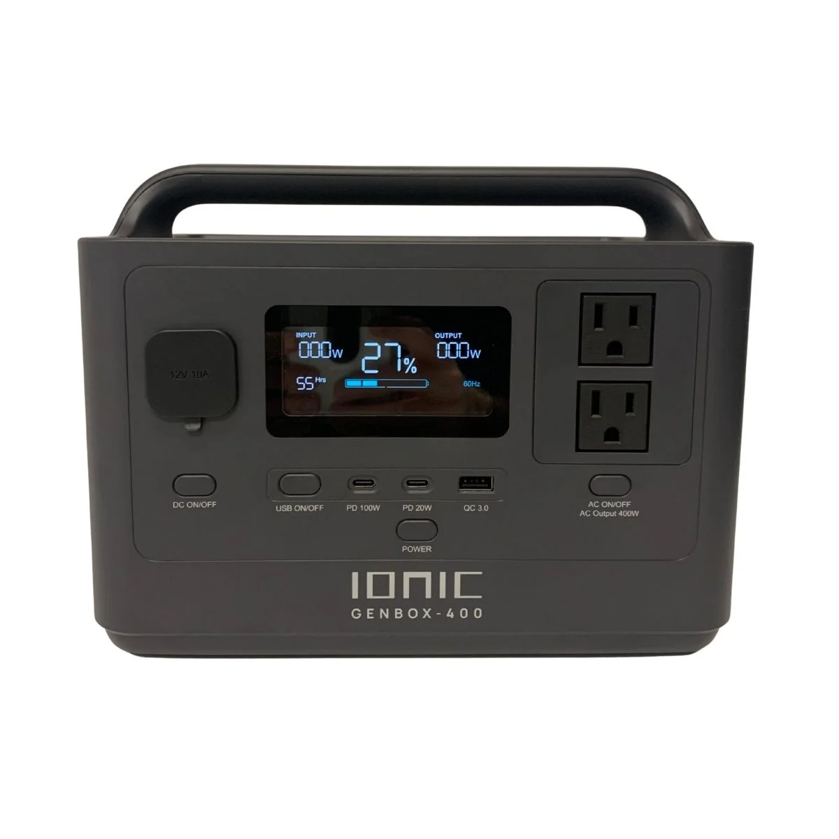 Ionic GenBox 400 Portable Power Station | 300Wh Battery with 400W AC Output