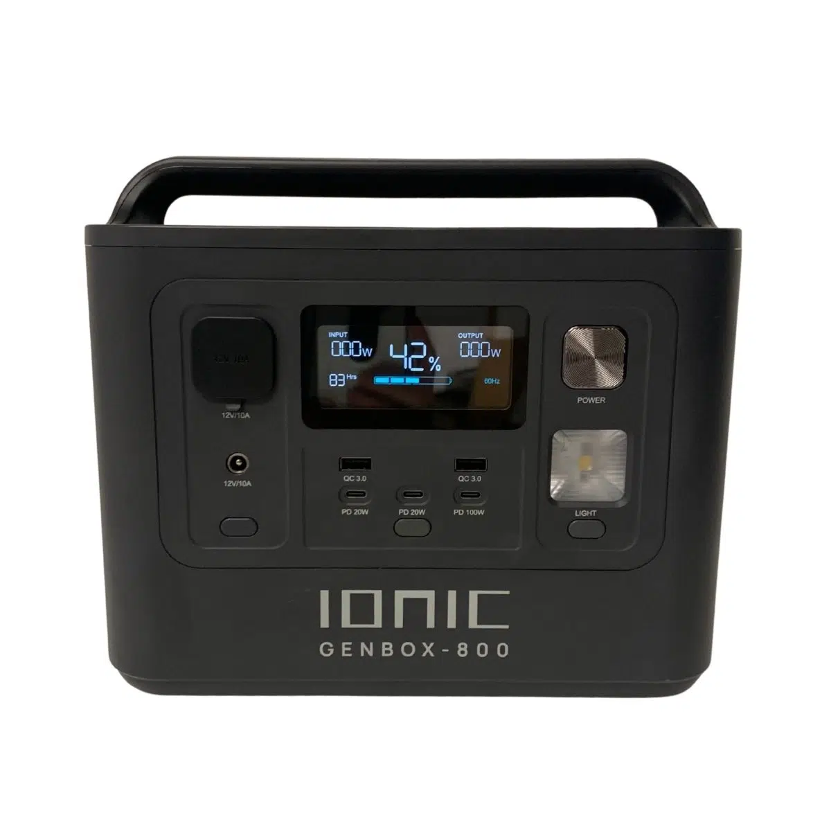 Ionic GenBox 800 Portable Power Station | 800W Pure Sine Wave with LiFePO4 Battery