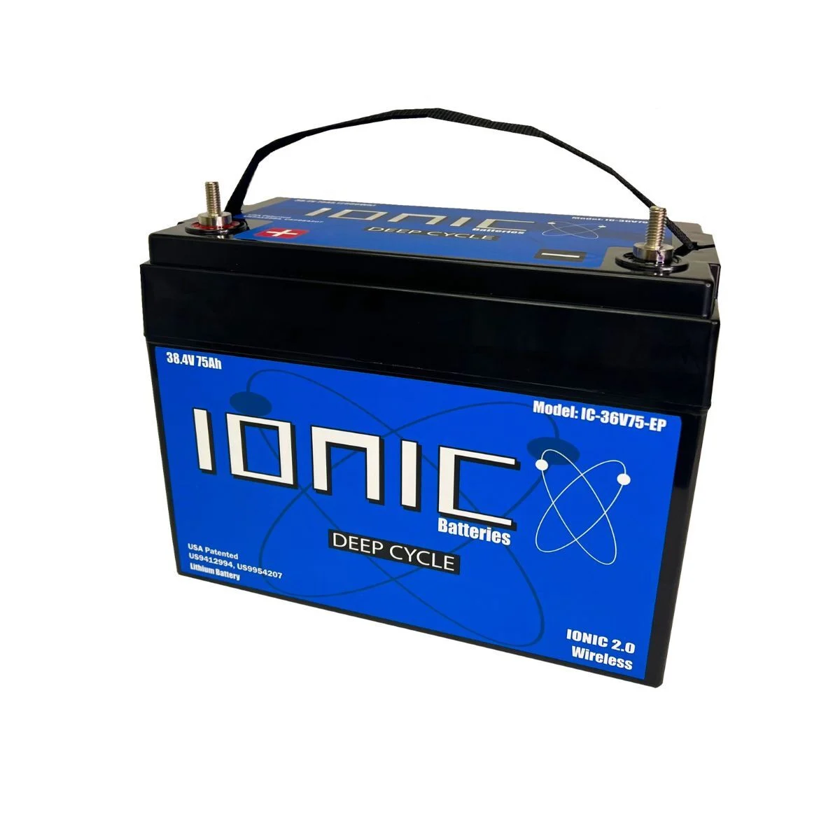 Ionic Lithium 36V 75Ah | LiFePO4 Deep Cycle Battery + Bluetooth