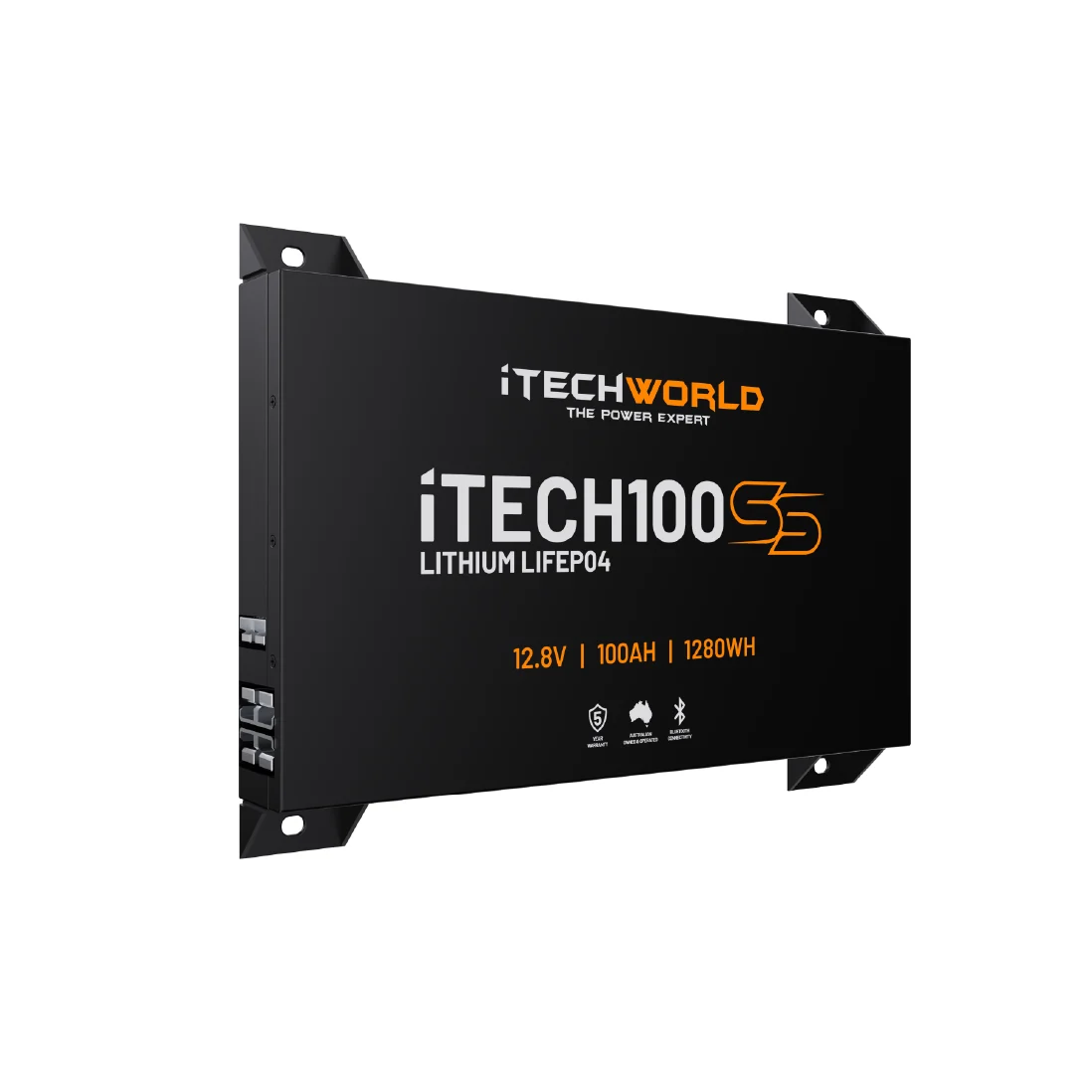 iTECH100SSSuper Slim Deep Cycle Lithium Batterywith Bluetooth LiFePO4 100Ah