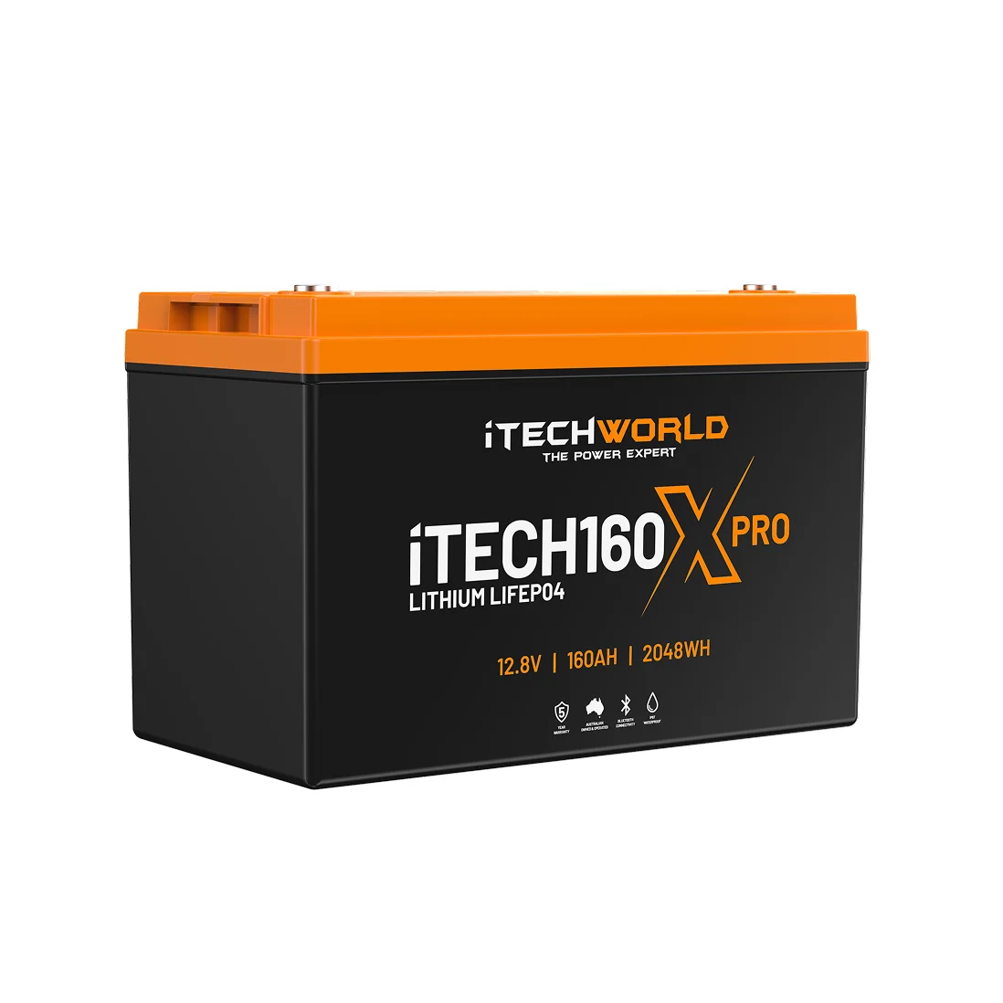 iTECH160X PRODeep Cycle Lithium Batterywith Bluetooth LiFePO4 160Ah