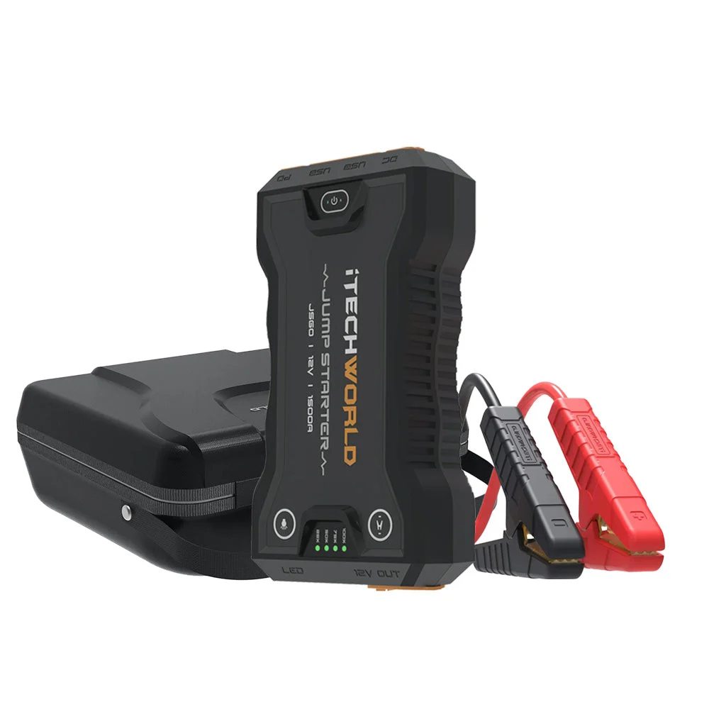 JS60Lithium Jump Starter and Backup Power Bank with Heavy-Duty Case1500A