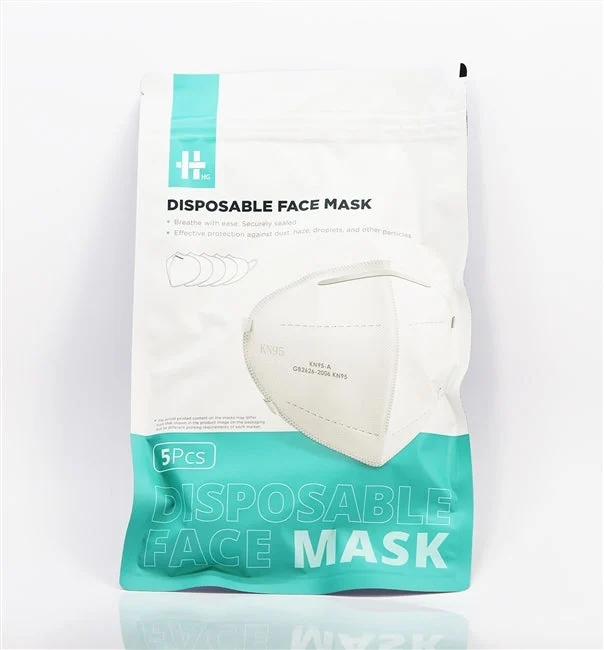 KN95 Face Mask - Protective Respirator (5 Pack)