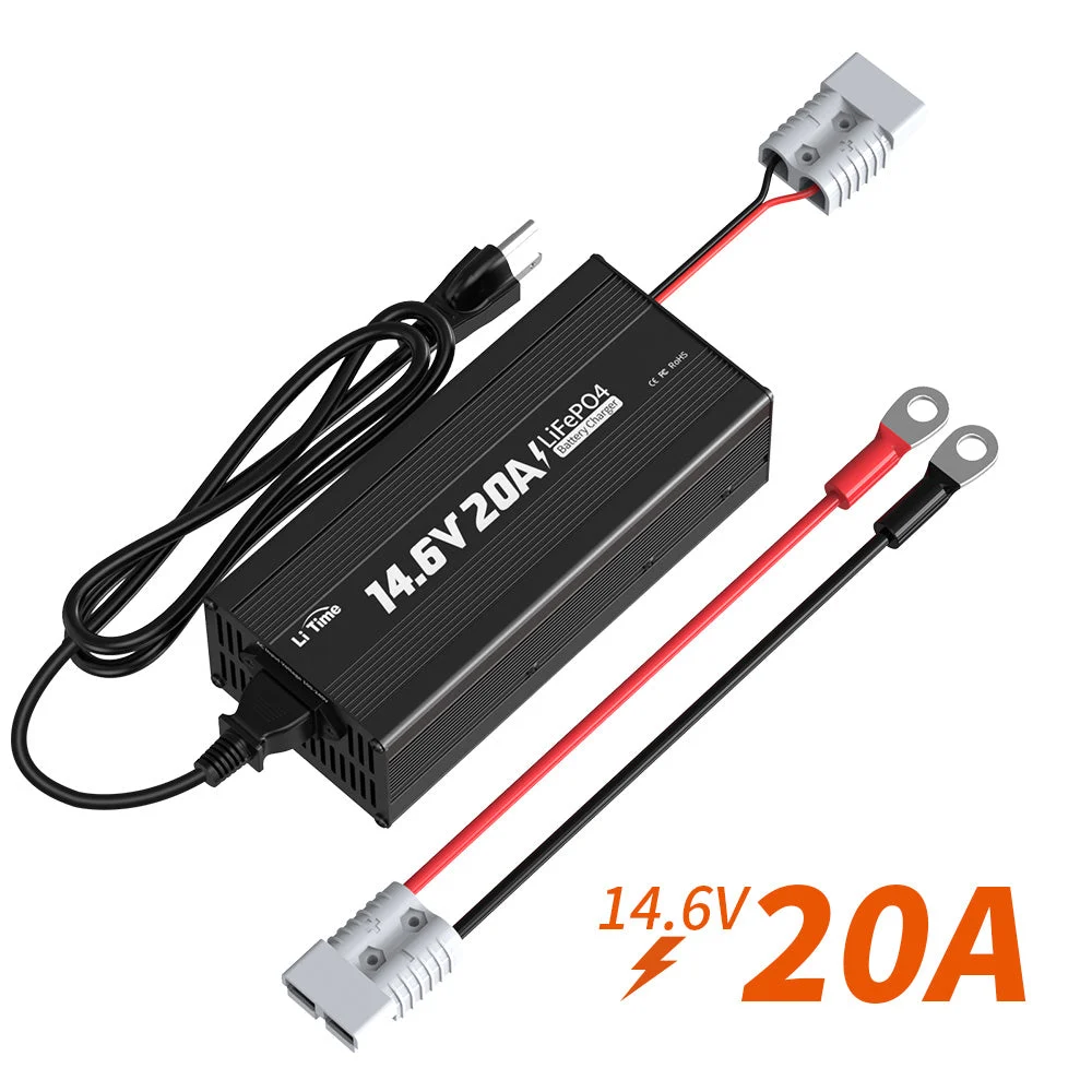 【Like New】LiTime 12V (14.6V) 20A LiFePO4 Lithium Battery Charger