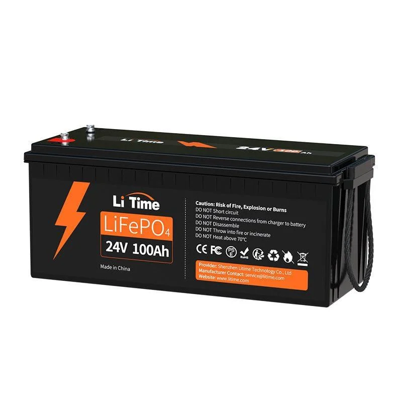 【Like New】LiTime 24V 100Ah LiFePO4 Lithium Battery