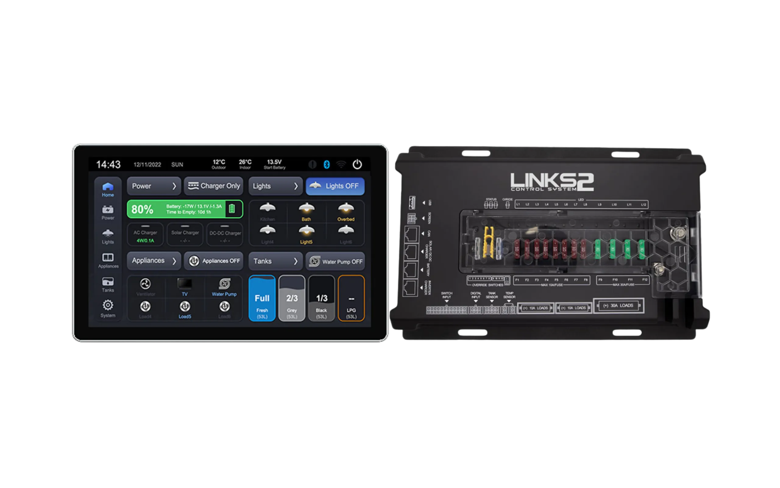 Links2 Node & LCD Embedded Screen