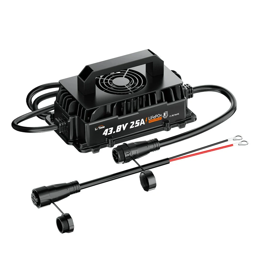 LiTime 36V (43.8V) 25A Lithium Waterproof Battery Charger