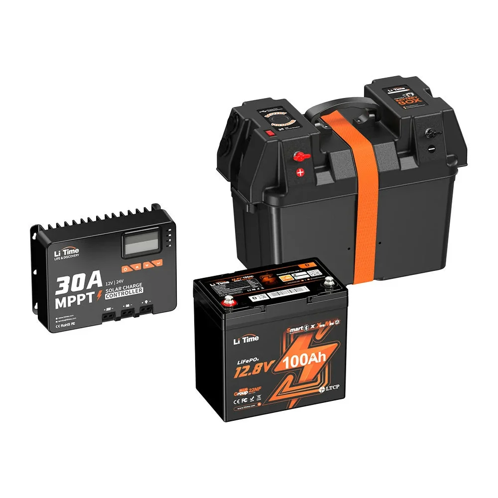 LiTime DIY Solar Generator — Complete Power Kit for Camping, RV, and Off-Grid Living