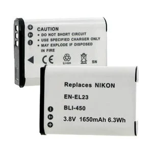 Nikon En-El23 Battery For NIKON EN-EL23 Coolpix B700, P900, P600, P610, S810c