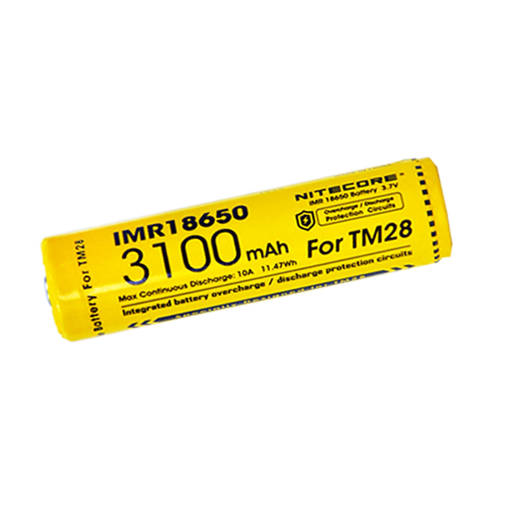 Nitecore IMR3100 3100mAh 18650 Battery for TM28, Concept 1 Flashlights