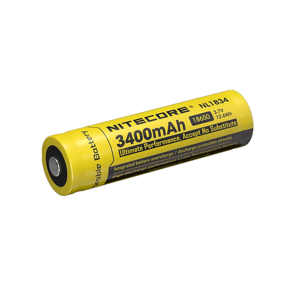 Nitecore NL1834 3400mAh Rechargeable 18650 Battery