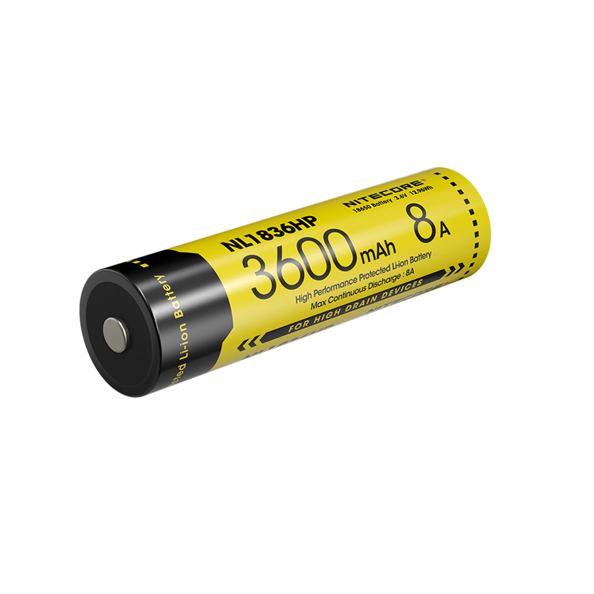 Nitecore NL1836HP 3600mAh Rechargeable 18650 Battery